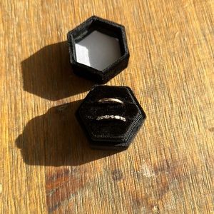 ‼️Closet Clear Out‼️ Black Velvet Ring Box